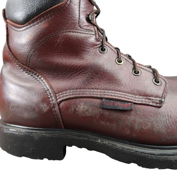 Red Wing Shoes Mens 14 Boot Steel Toe Work EH Leather Supersole Waterproof Brown - Picture 3 of 16